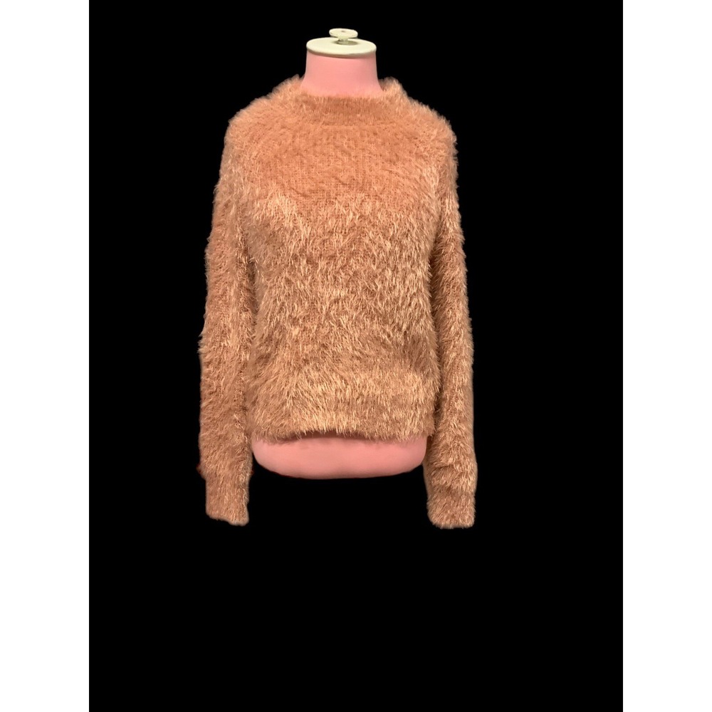 PINK ROSE Ladies Pink Sweater RN120951 Long Sleeve Sz S